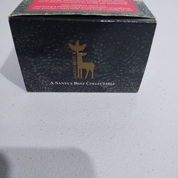 Vtg Santa's Best Christmas Ornament 1st Edition Frolicking Friends Penguin Seal - Picture 6 of 13